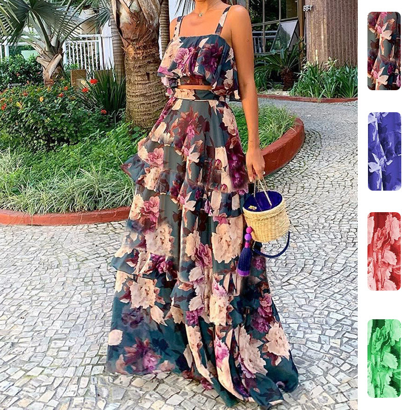 Women's Two Piece Outfits Flor - Romper Floral Print recensione e prezzo