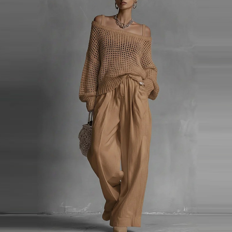 Fashion Solid One Shoulder Lon - Linen Pant Wide recensione e prezzo