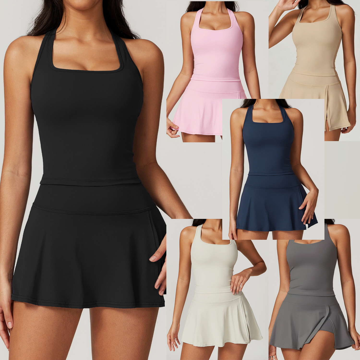 2 Piece Tennis Dresses for Wom - Crop Top Crochet recensione e prezzo
