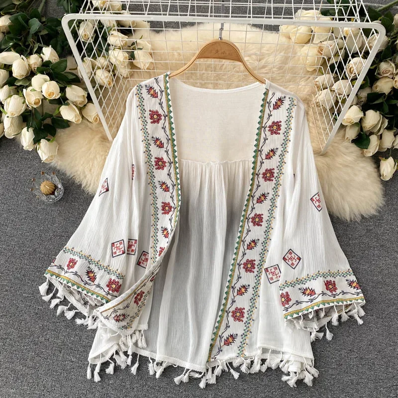 Summer Women's Shirt Bohemian  - Blouse Off Shoulder recensione e prezzo