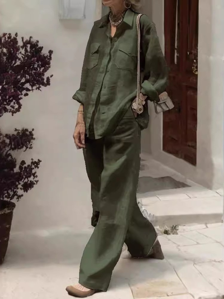 Fashion Solid Cotton Linen Shi - Linen Pant Wide recensione e prezzo
