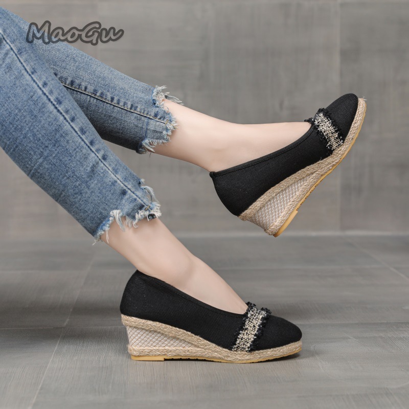 Women's Espadrille Wedges Shoe - Wedge Espadrille Women recensione e prezzo