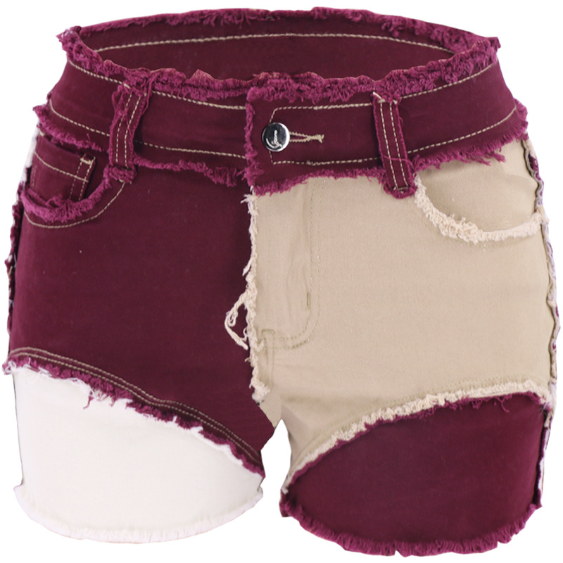 Fashion Mid-Waist Slim Fit Tor - Shorts Denim Frayed recensione e prezzo