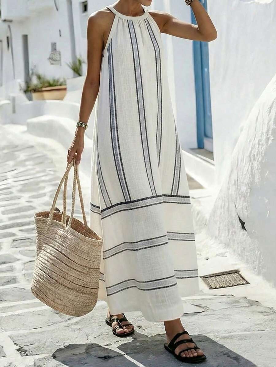 Women Sleeveless Halter Maxi D - Maxi Dress Halter recensione e prezzo