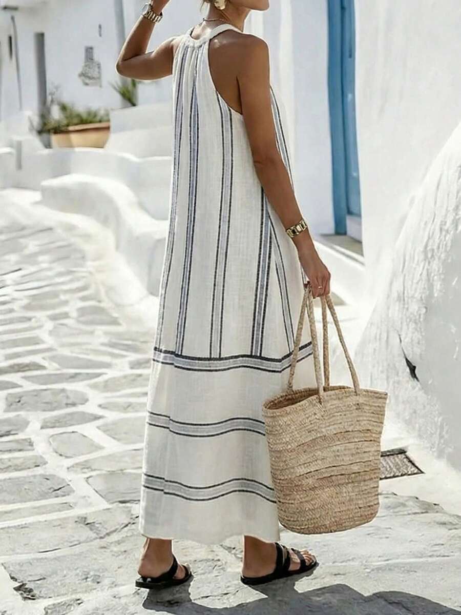 Women Sleeveless Halter Maxi D - Maxi Dress Halter recensione e prezzo