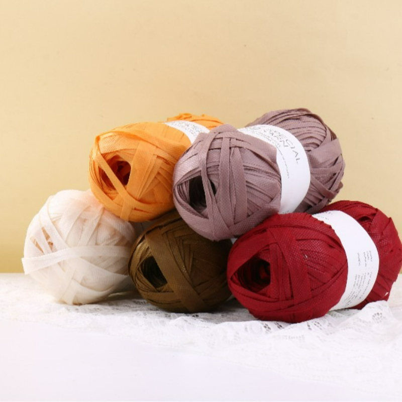 100g/pcs Raffia Flat Yarn for  - Crochet Bag Raffia recensione e prezzo