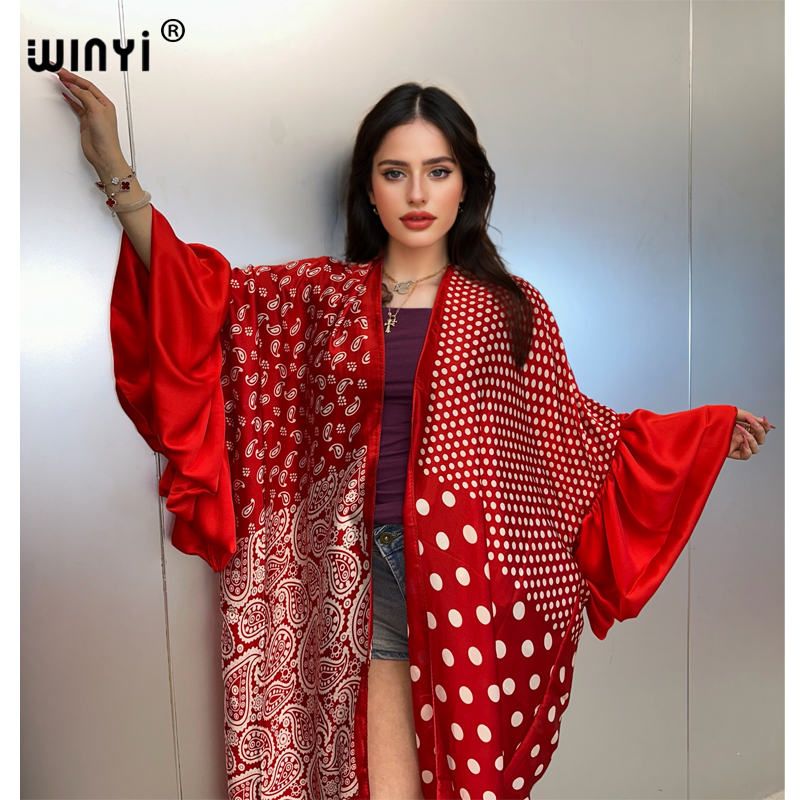 WINYI Summer Kimono party dres - Cover Up Kaftan recensione e prezzo