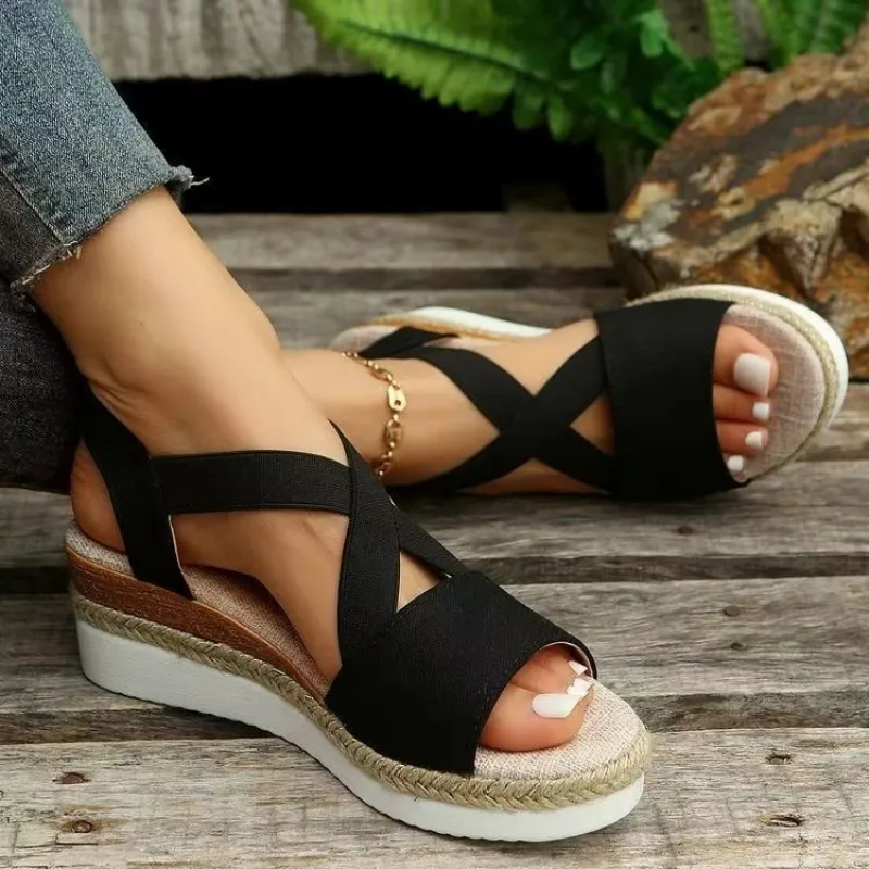 Women's Platform Wedge Sandals - Wedge Espadrille Women recensione e prezzo