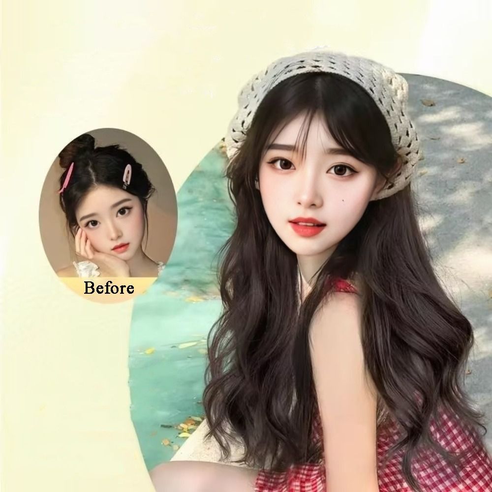 Fashion 65CM Wig Triangle Head - Headband Summer Knit recensione e prezzo