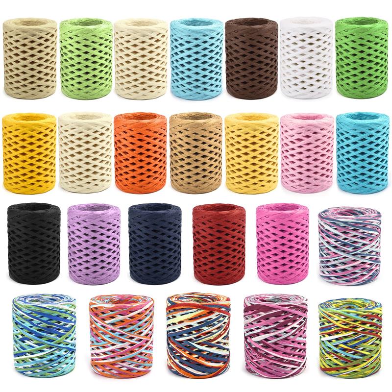 100M Natural Raffia Straw Yarn - Crochet Bag Raffia recensione e prezzo