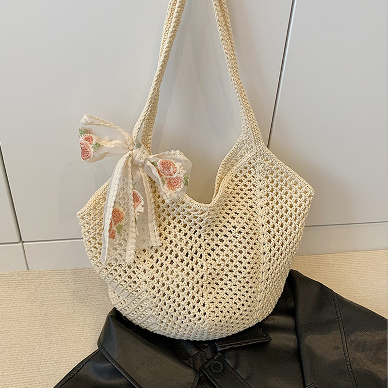 Summer Lace Bow Tote Bags Wome - Crochet Bag Raffia recensione e prezzo