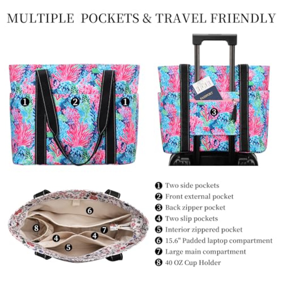 Tote Bag for Women with Laptop - Tote Bag Beach recensione e prezzo