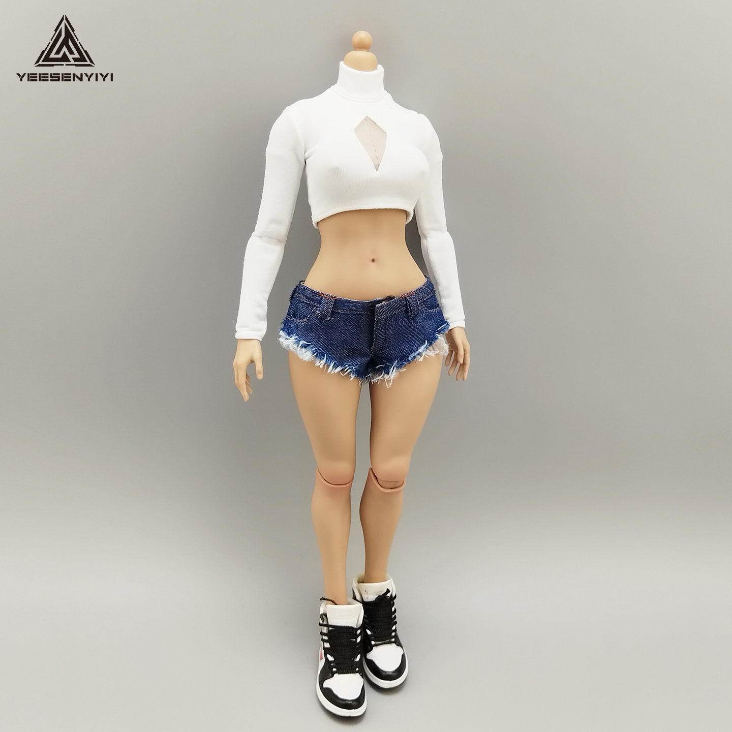 1/6 Scale Distressed Denim Min - Shorts Denim Frayed recensione e prezzo