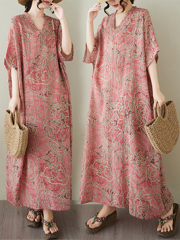 Knee-Length Wrap Long Dress Su - Linen Dress Wrap recensione e prezzo