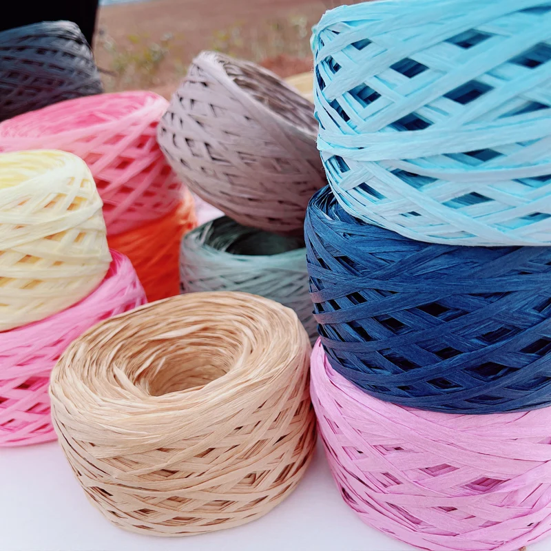 180m raffia Yarn paper Grass f - Crochet Bag Raffia recensione e prezzo