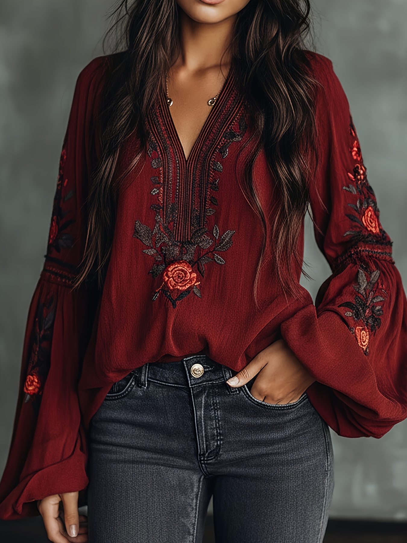 Women‘s Spring Blouse Retro Em - Blouse Off Shoulder recensione e prezzo