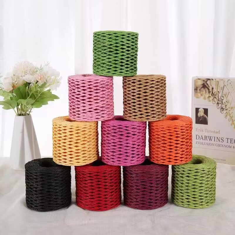190g Raffia Yarn, Straw Paper  - Crochet Bag Raffia recensione e prezzo