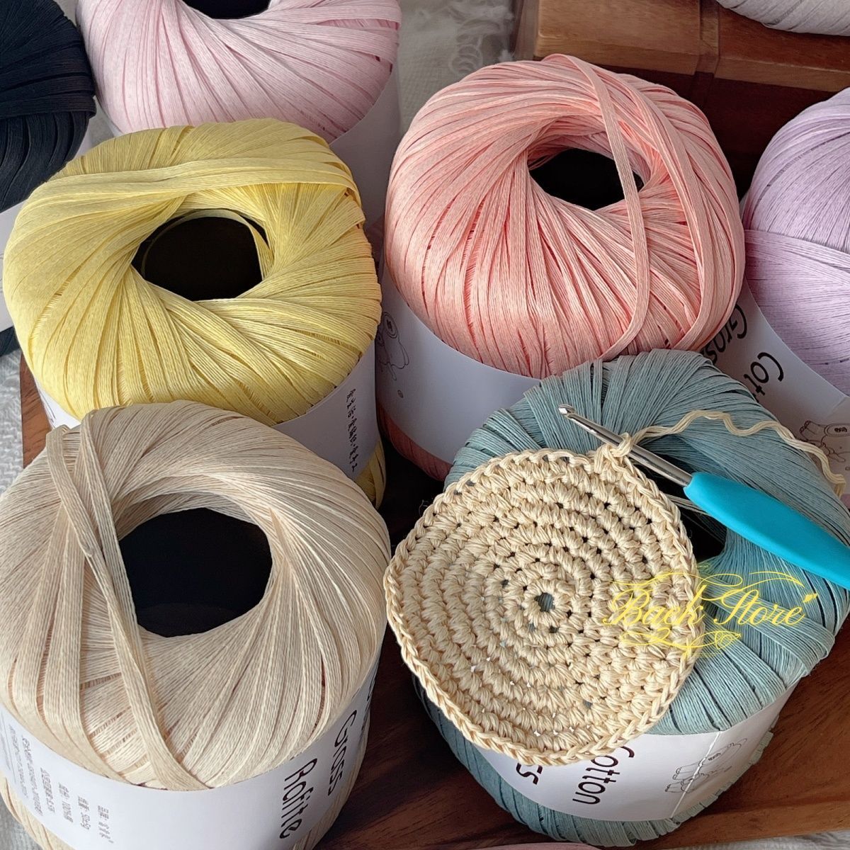 102M/roll Multicolor Raffia Ya - Crochet Bag Raffia recensione e prezzo