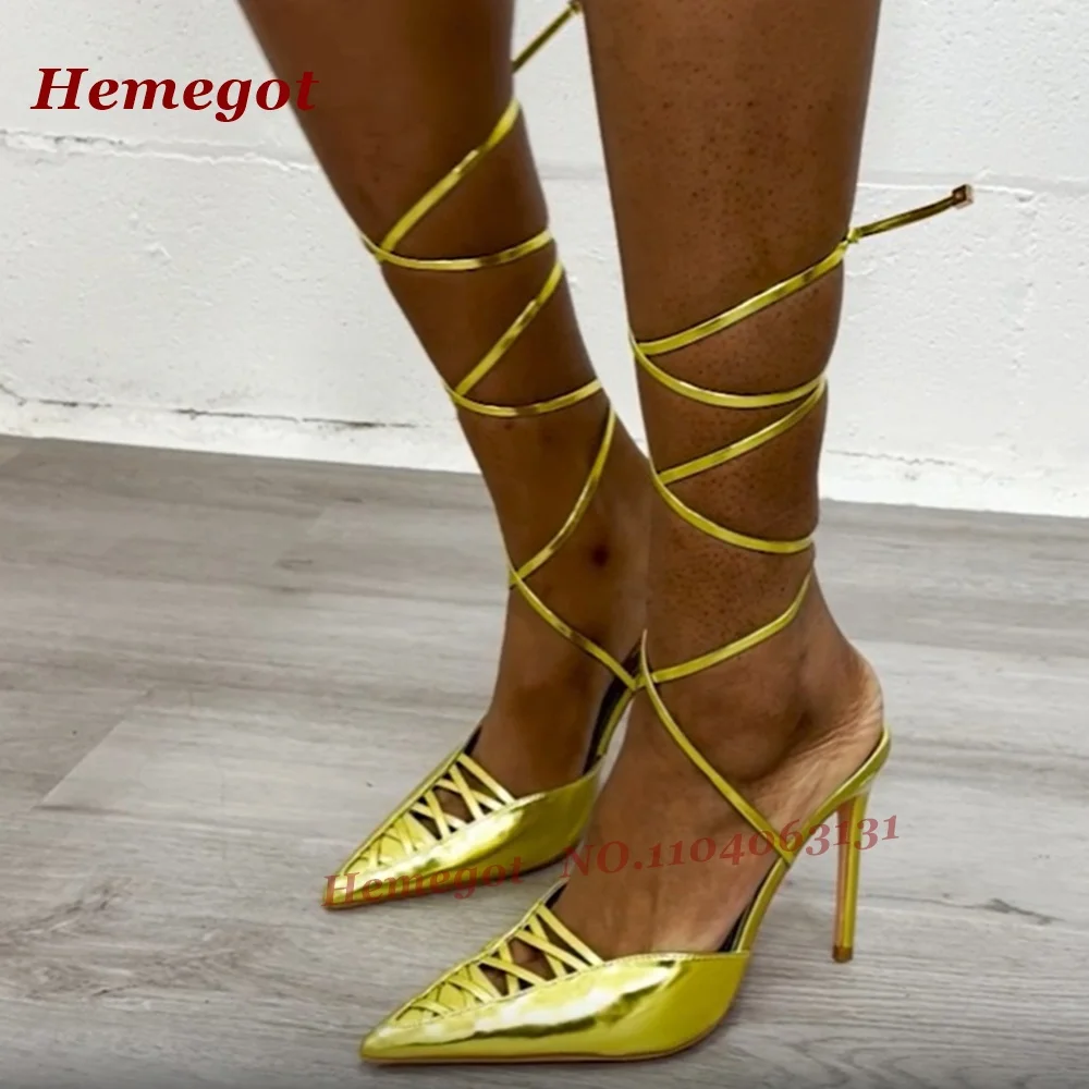 Patent Leather Cut Out Sandals - Sandal Strappy Heeled recensione e prezzo