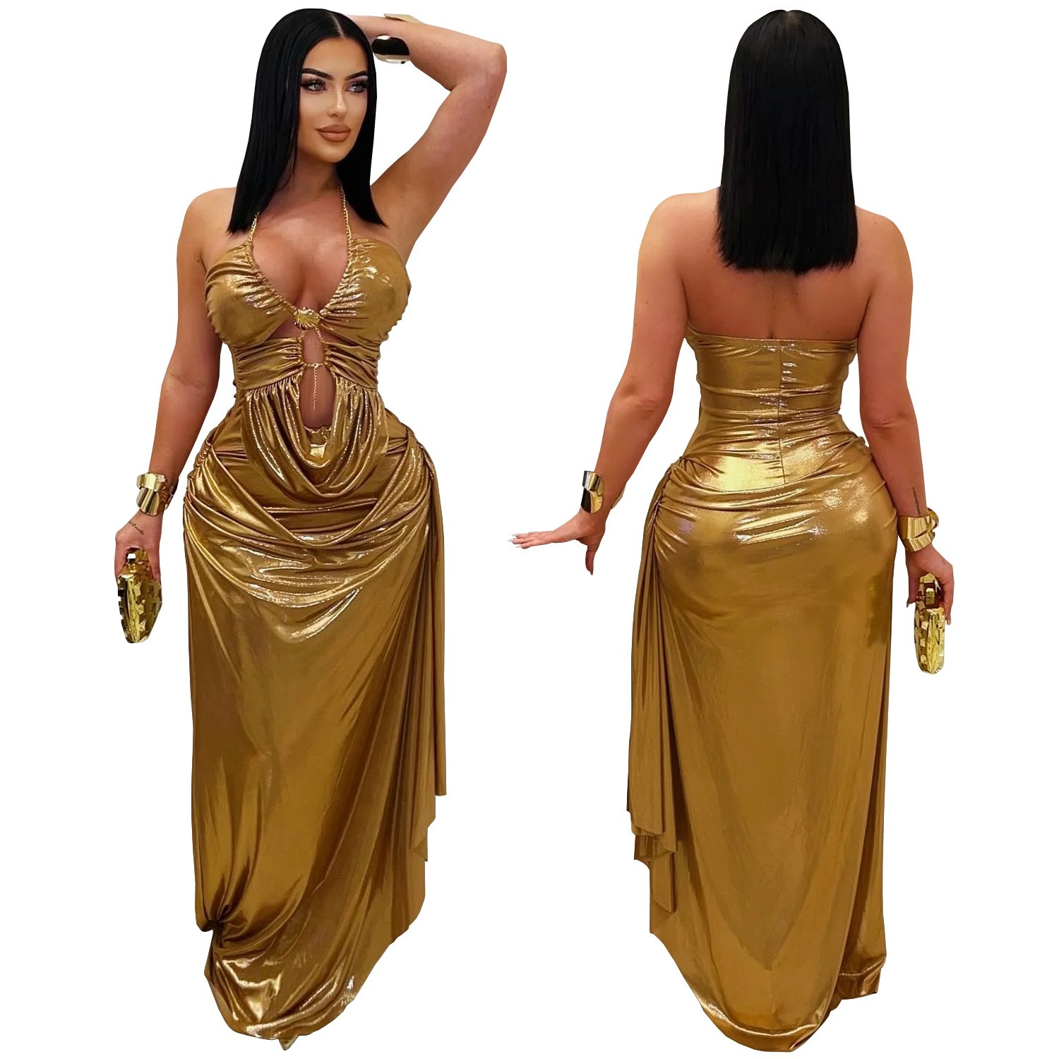 Prom Dress Evening Wedding Gue - Maxi Dress Halter recensione e prezzo