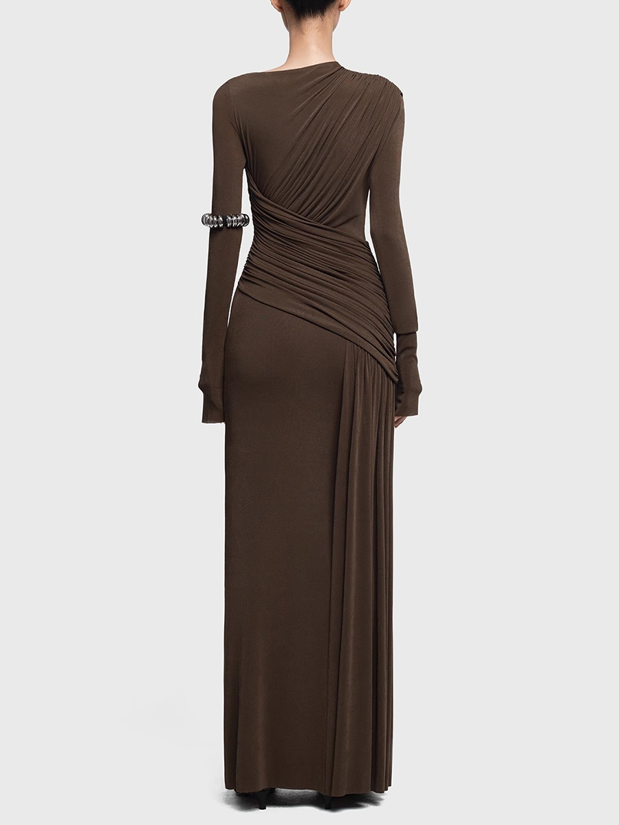 TWOTWINSTYLE Solid Slimming Dr - Linen Dress Wrap recensione e prezzo