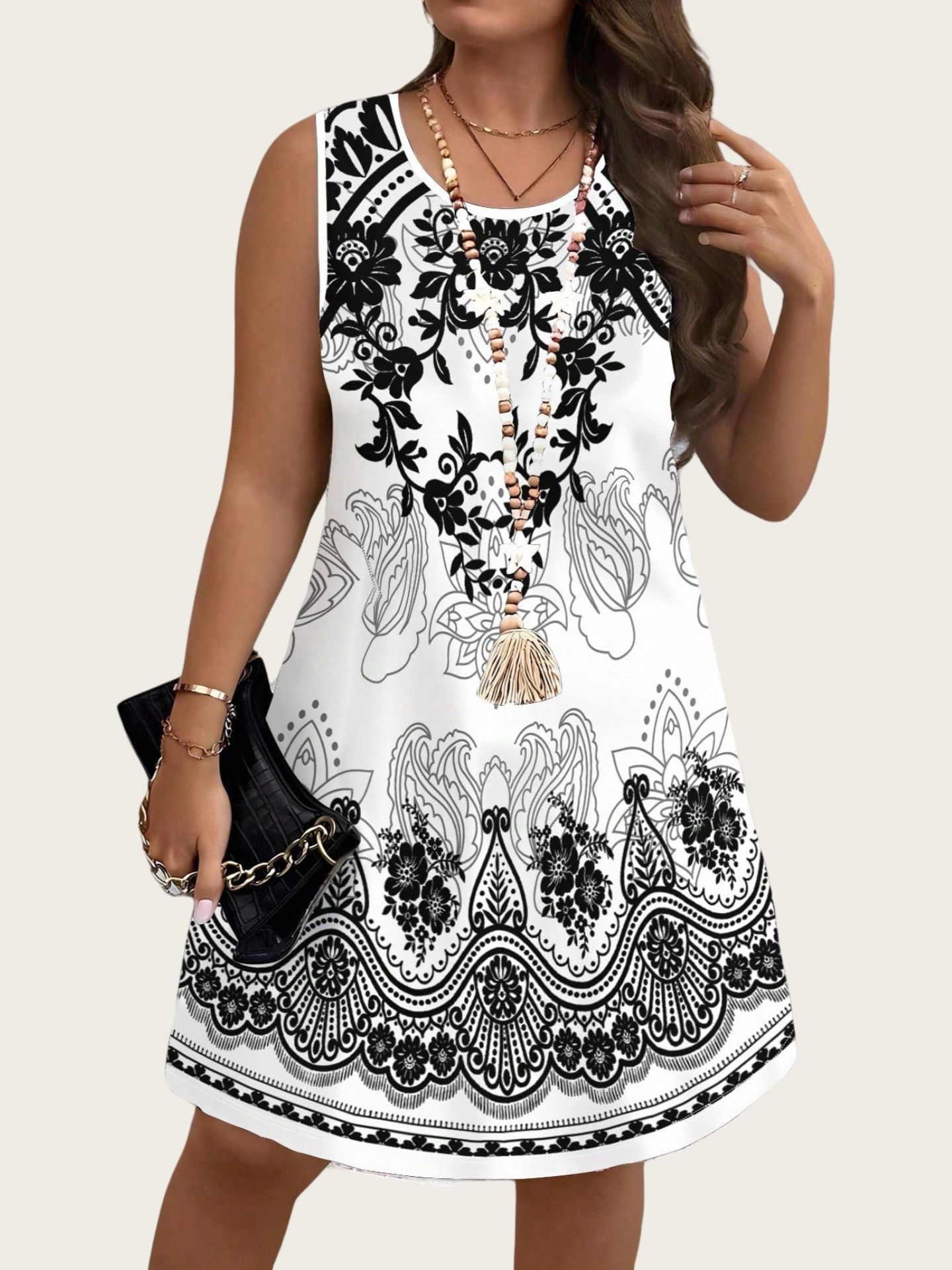 Ethnic Style Vintage Dresses 2 - Romper Floral Print recensione e prezzo