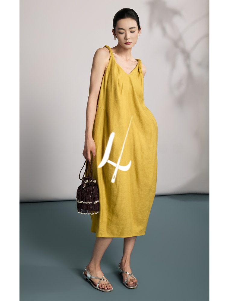 Natural Linen Summer New Style - Linen Dress Wrap recensione e prezzo