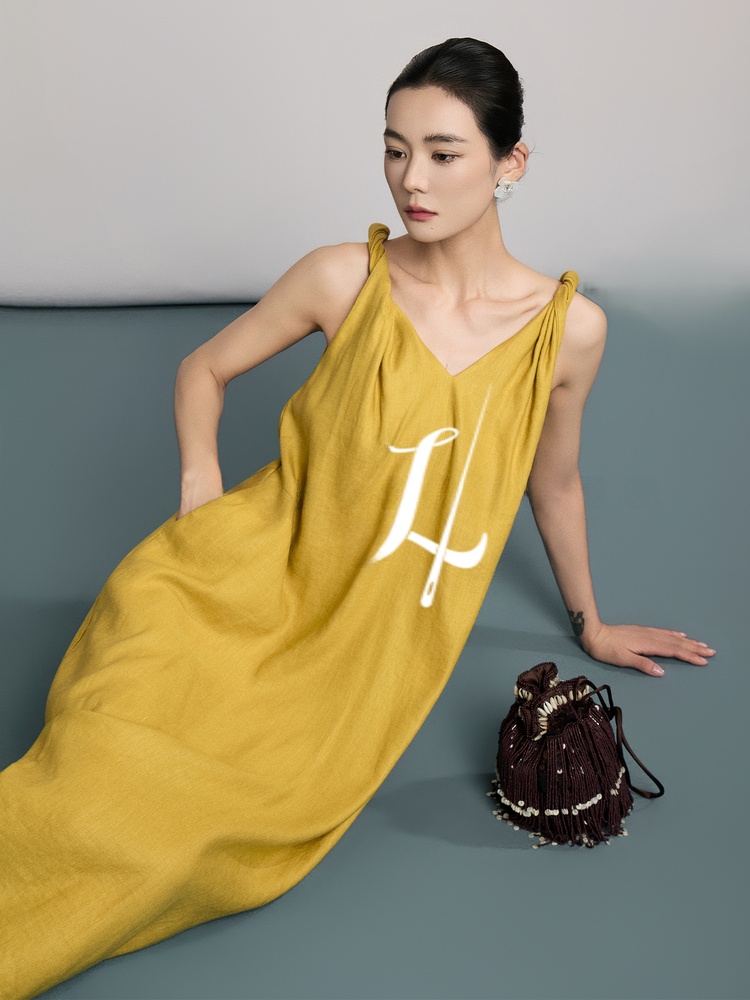 Natural Linen Summer New Style - Linen Dress Wrap recensione e prezzo