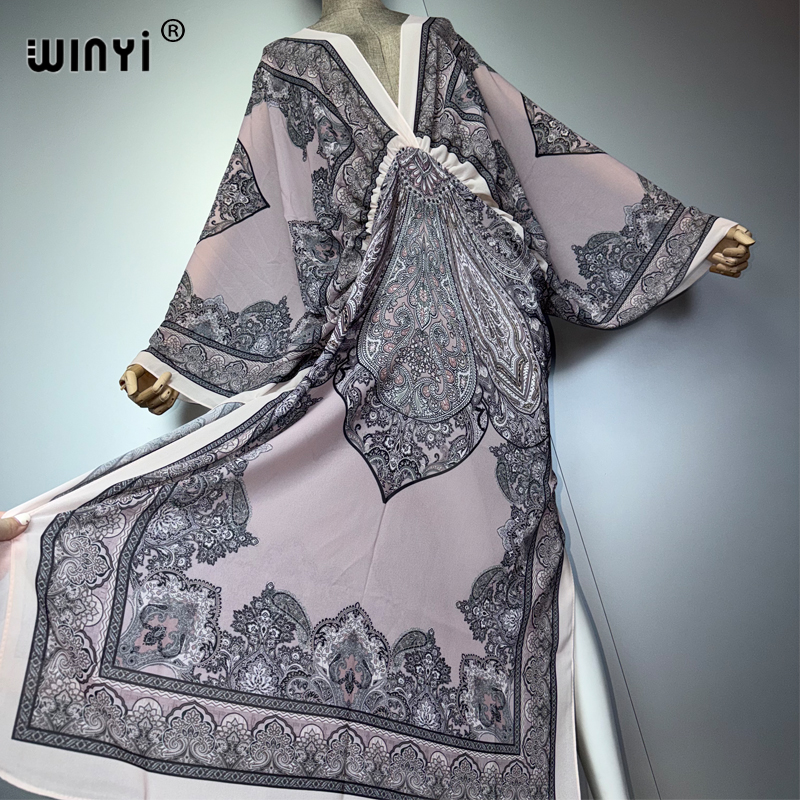 WINYI V-neck Sexy Dress Arabic - Cover Up Kaftan recensione e prezzo