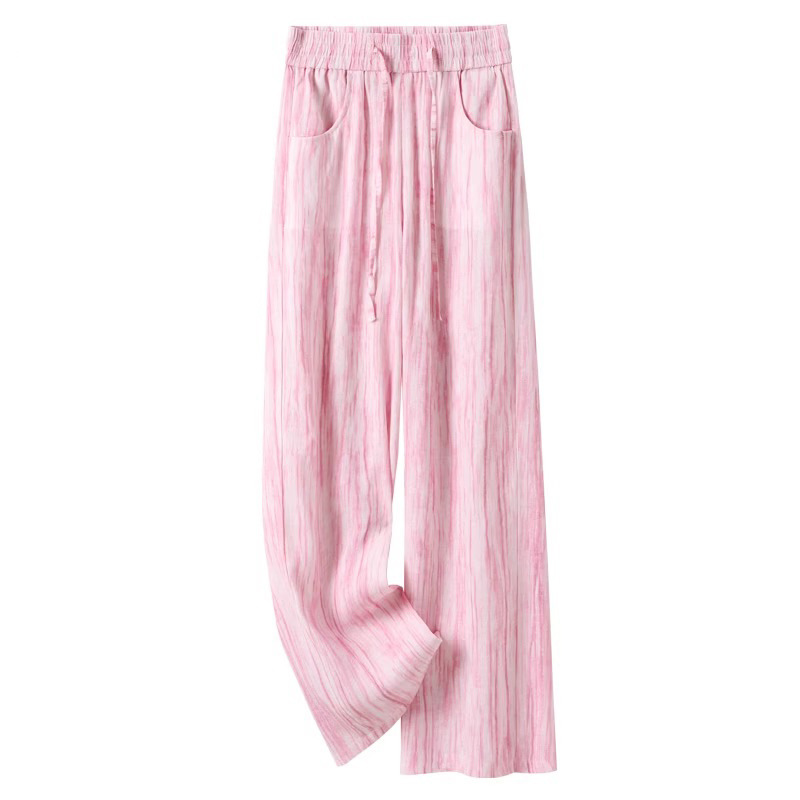 Tie-Dye Ice Silk Cotton Linen  - Linen Pant Wide recensione e prezzo
