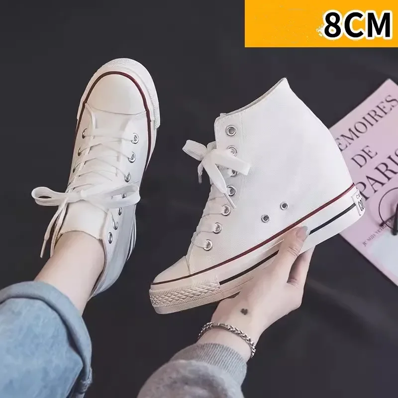 High 8cm Platform Canvas Shoes - Wedge Espadrille Women recensione e prezzo