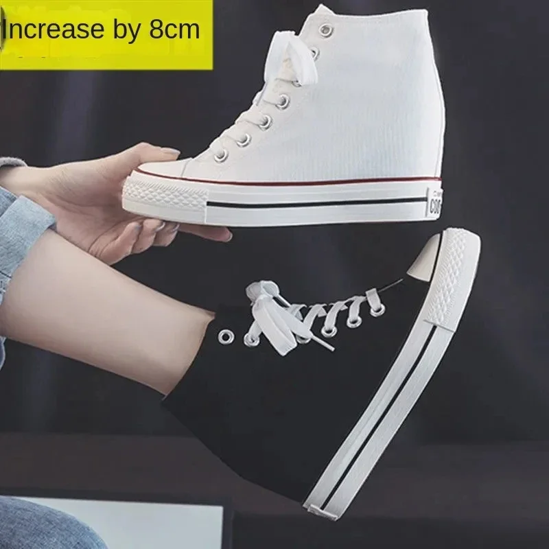 High 8cm Platform Canvas Shoes - Wedge Espadrille Women recensione e prezzo