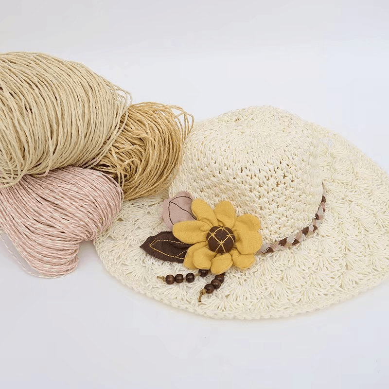 200g 2ply Cotton Raffia Yarn f - Crochet Bag Raffia recensione e prezzo