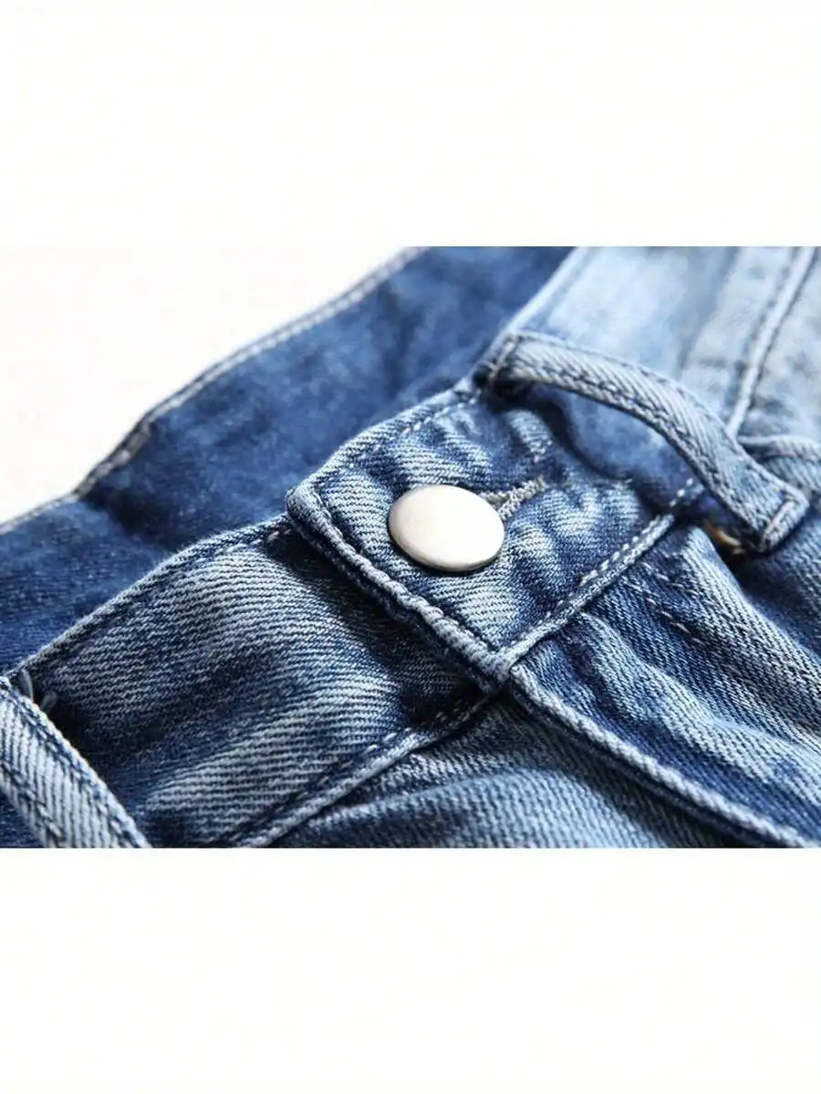 Mens Ripped Denim Shorts Mid-R - Shorts Denim Frayed recensione e prezzo