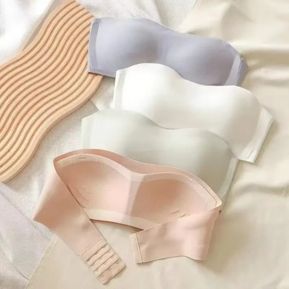 Solid Color Strapless Wrapped  - Bralette Triangle Set recensione e prezzo