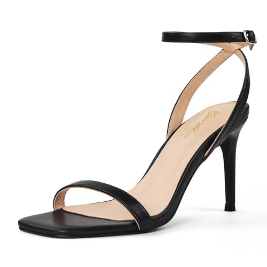 GENSHUO Women's Strappy High H - Sandal Strappy Heeled recensione e prezzo