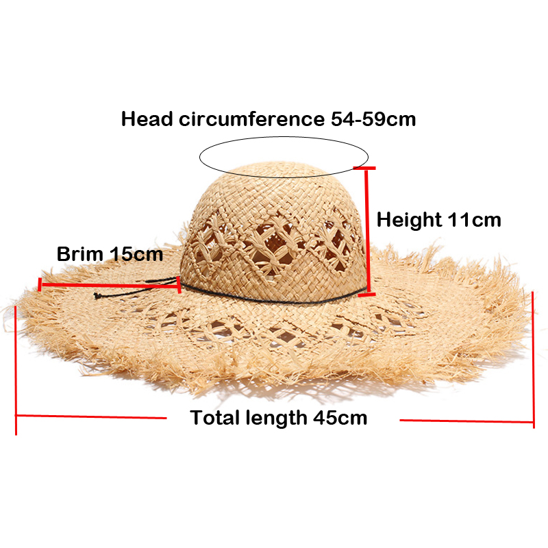 New Women Summer Natural Raffi - Hat Floppy Wide recensione e prezzo