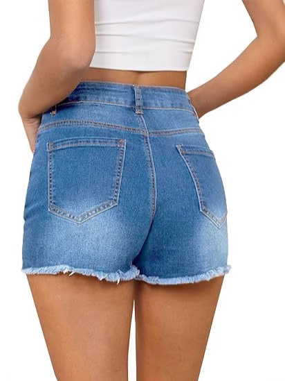 Casual Vintage Denim Shorts Hi - Shorts Denim Frayed recensione e prezzo