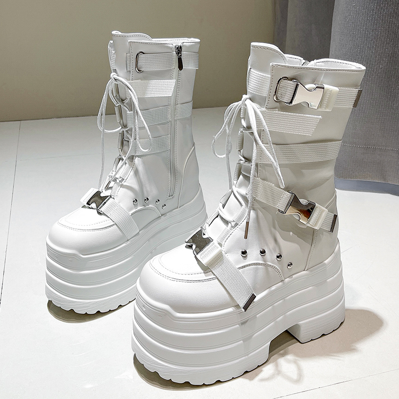 13.5CM,17CM Women Punk Boots A - Wedge Espadrille Women recensione e prezzo