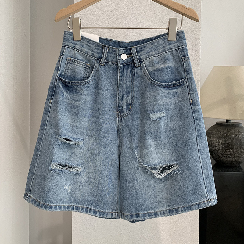 Denim Short Pant Women Jeans V - Shorts Denim Frayed recensione e prezzo