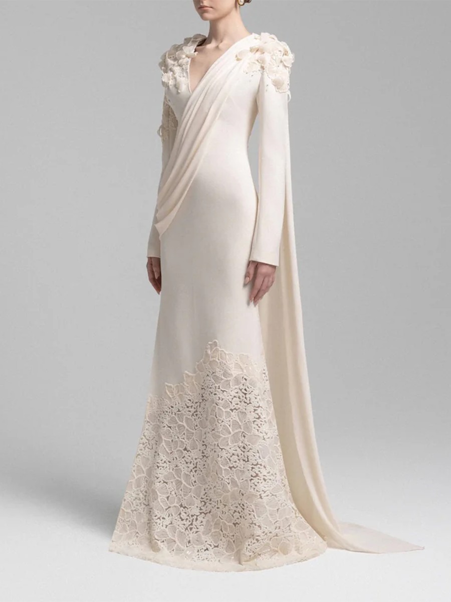 TWOTWINSTYLE Solid Spliced Seq - Linen Dress Wrap recensione e prezzo