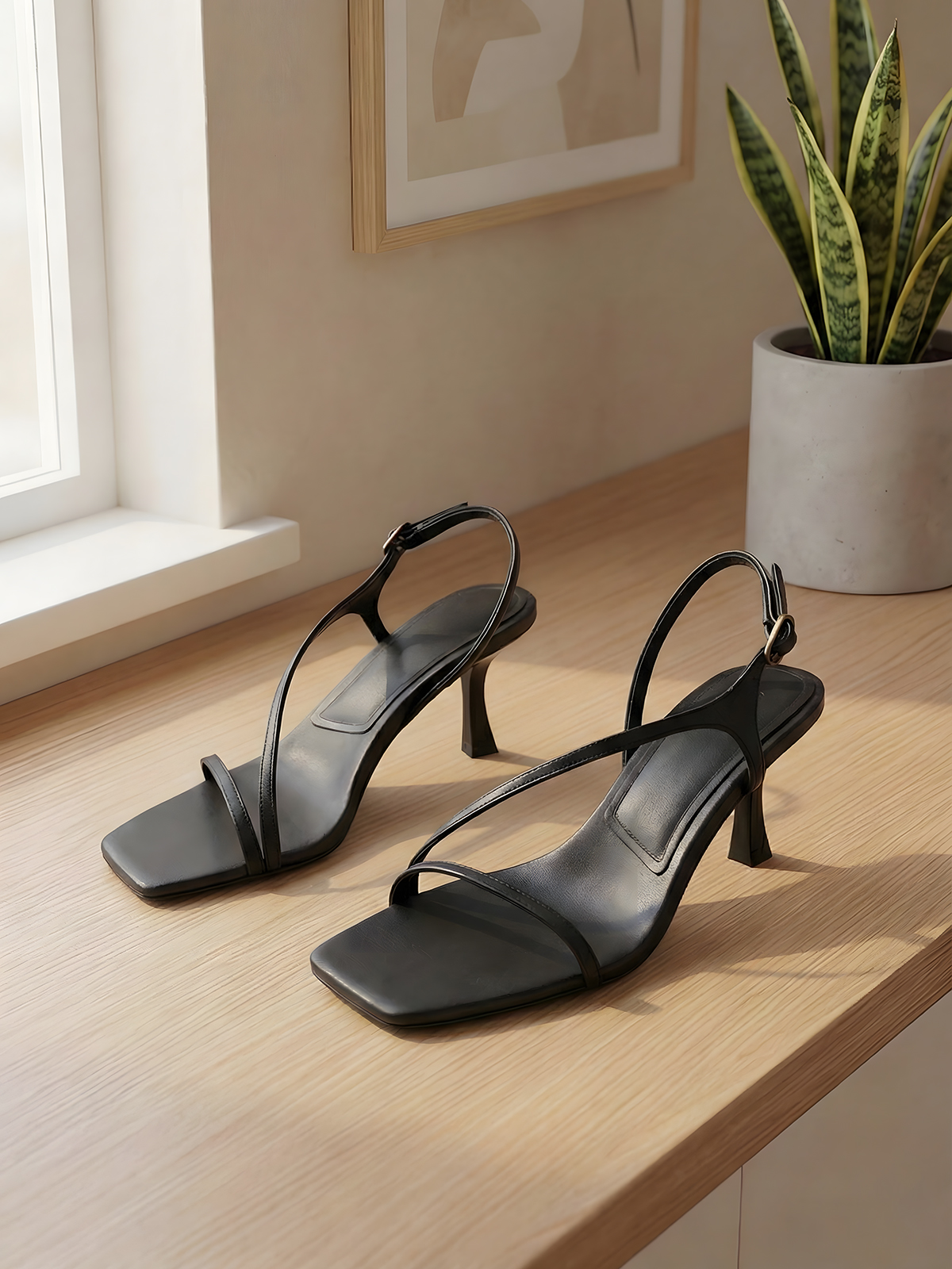 Elegant Genuine Leather Strapp - Sandal Strappy Heeled recensione e prezzo