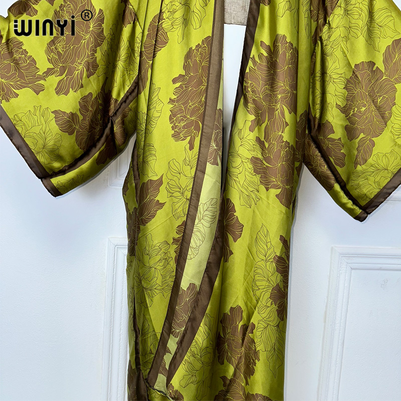 WINYI Africa boho print Kimono - Cover Up Kaftan recensione e prezzo