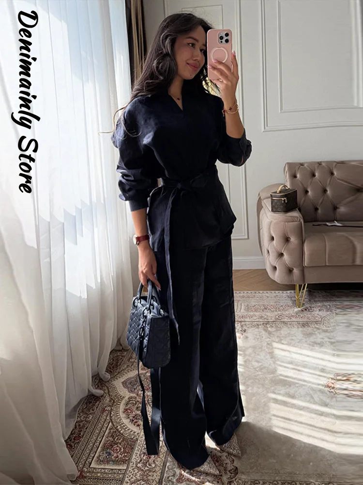 Casual Women's Linen Pants Set - Linen Pant Wide recensione e prezzo