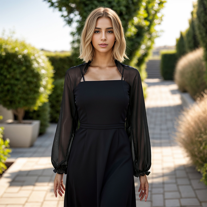 Solid Color Chiffon Shawl Summ - Blouse Off Shoulder recensione e prezzo