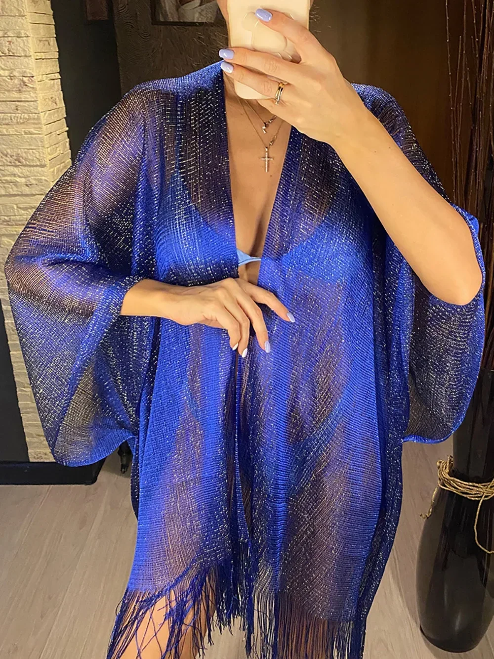 Tassel Gold Bikini Cover Up Se - Cover Up Kaftan recensione e prezzo