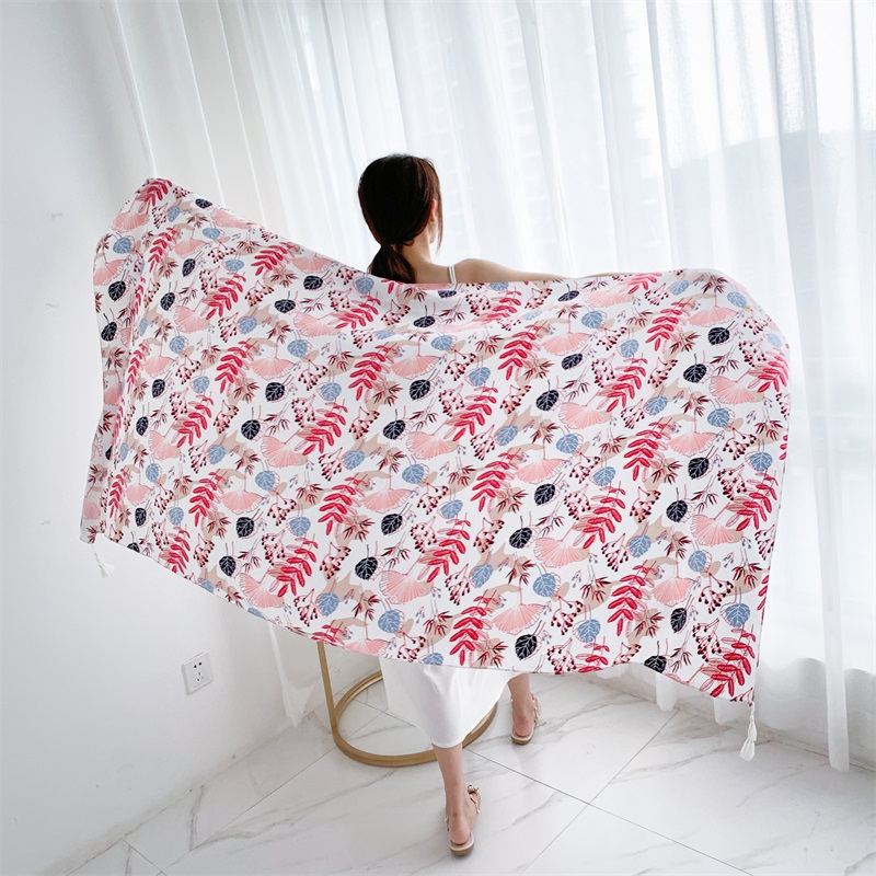 90x185cm Cotton Linen Print Su - Linen Dress Wrap recensione e prezzo